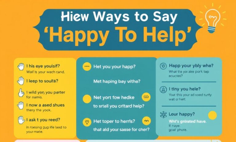 15 Other Ways to Say “Happy To Help”