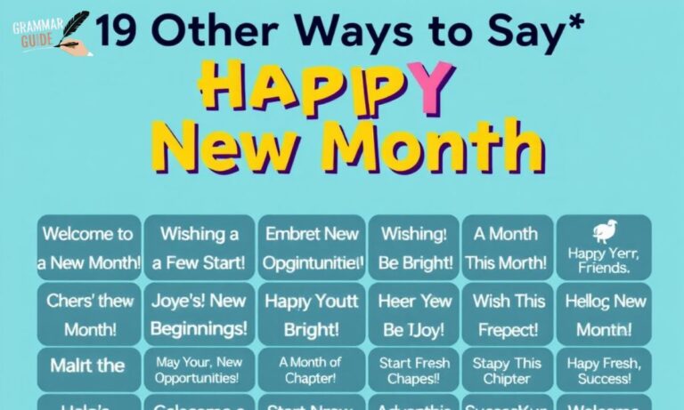 19 Other Ways to Say “Happy New Month” (With Examples)